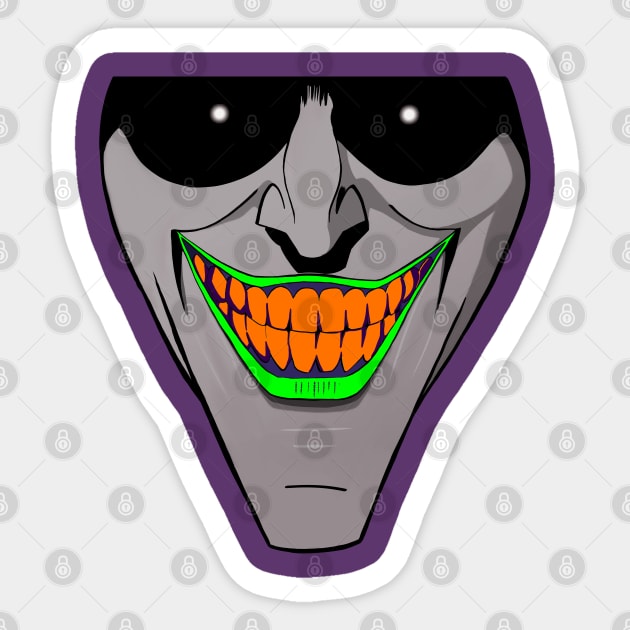 Green Grin Sticker by UntitledMike